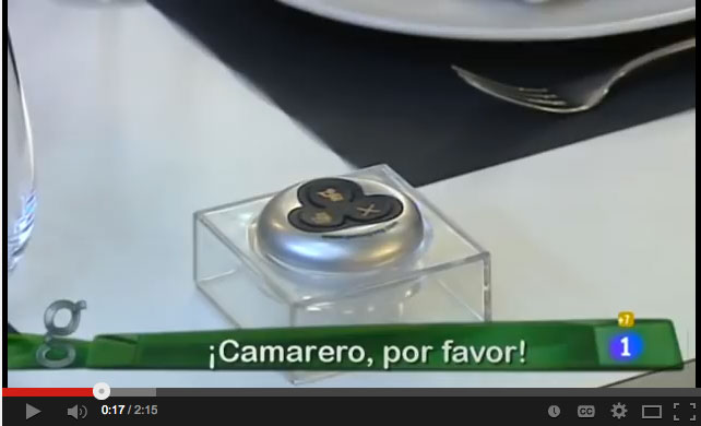 avisador de camareros pulsayvoy video
