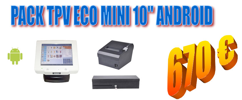 PACK TPV ECO Mini 10 Android