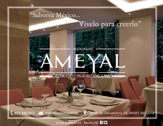 restaurante de alta cocina mexicana, Ameyal