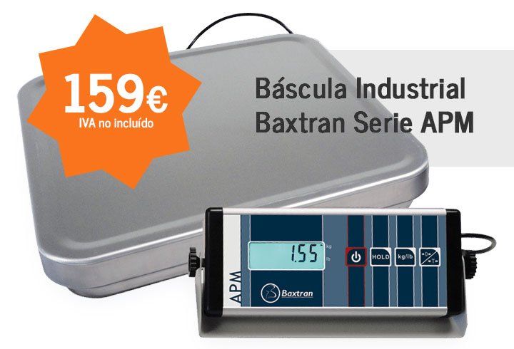 bascula industrial baxtran serie apm - mercabalanza, todo para tu negocio en valencia