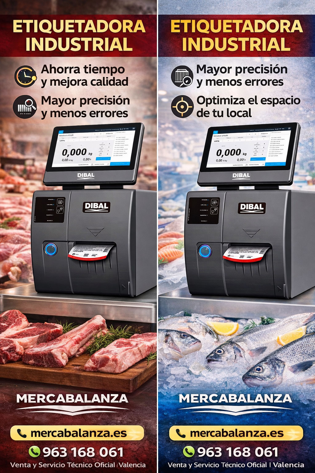 Etiquetadora Dibal LP-500: eficiencia, precisión y control para tu negocio