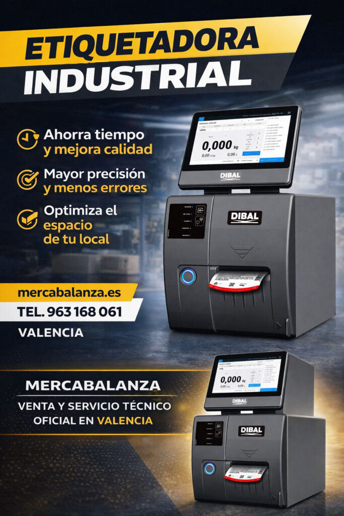 Etiquetadora Dibal LP-500: eficiencia, precisión y control para tu negocio